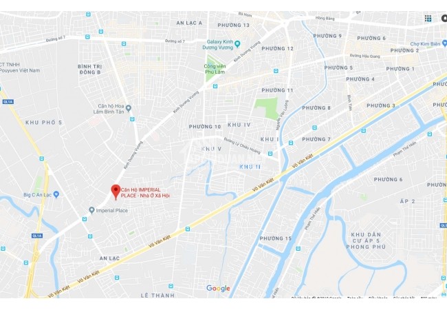 Căn hộ imperial Bình Tân nối liền các tuyết đường huyết mạch