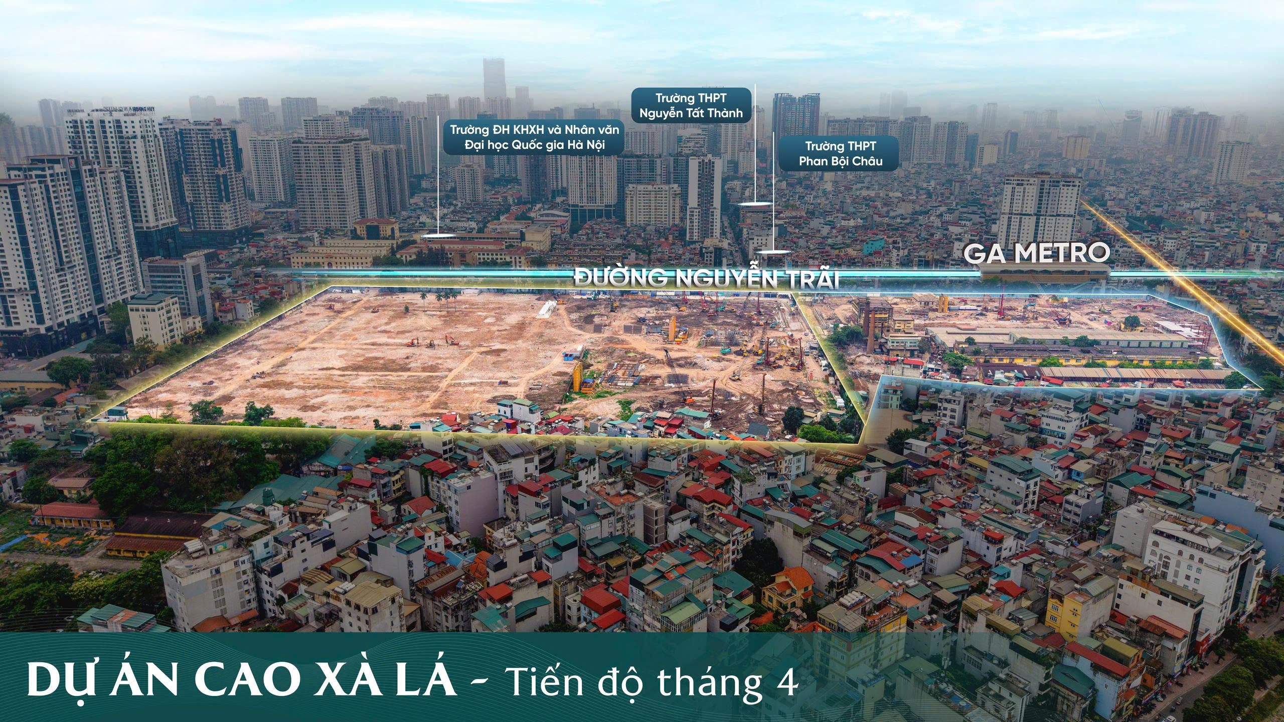 Tiến độ xây dựng masterise Lumiere Cao Xà Lá Nguyễn Trãi Tháng 4/2026