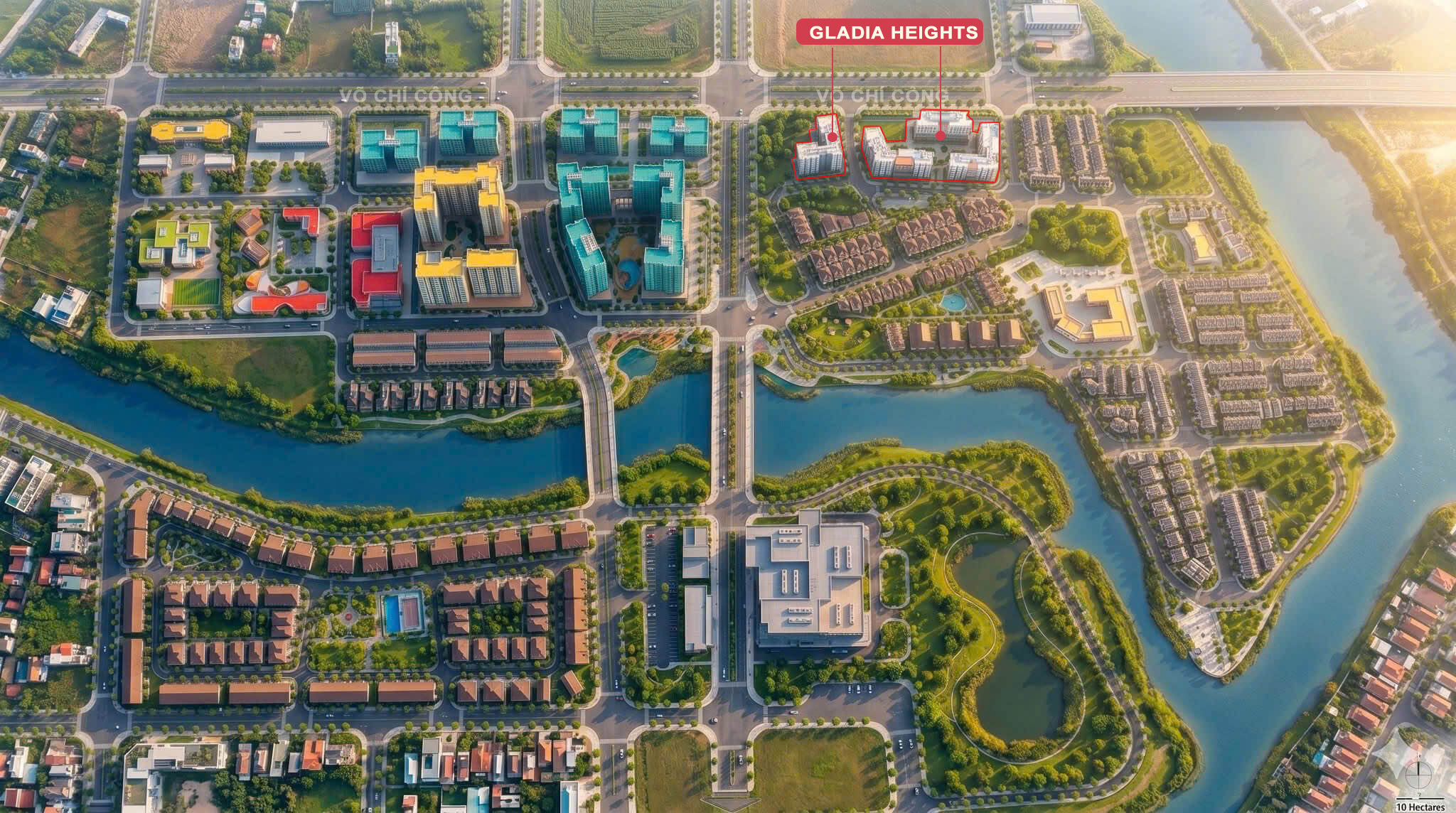 Mặt bằng tổng thể Gladia Khang Điền