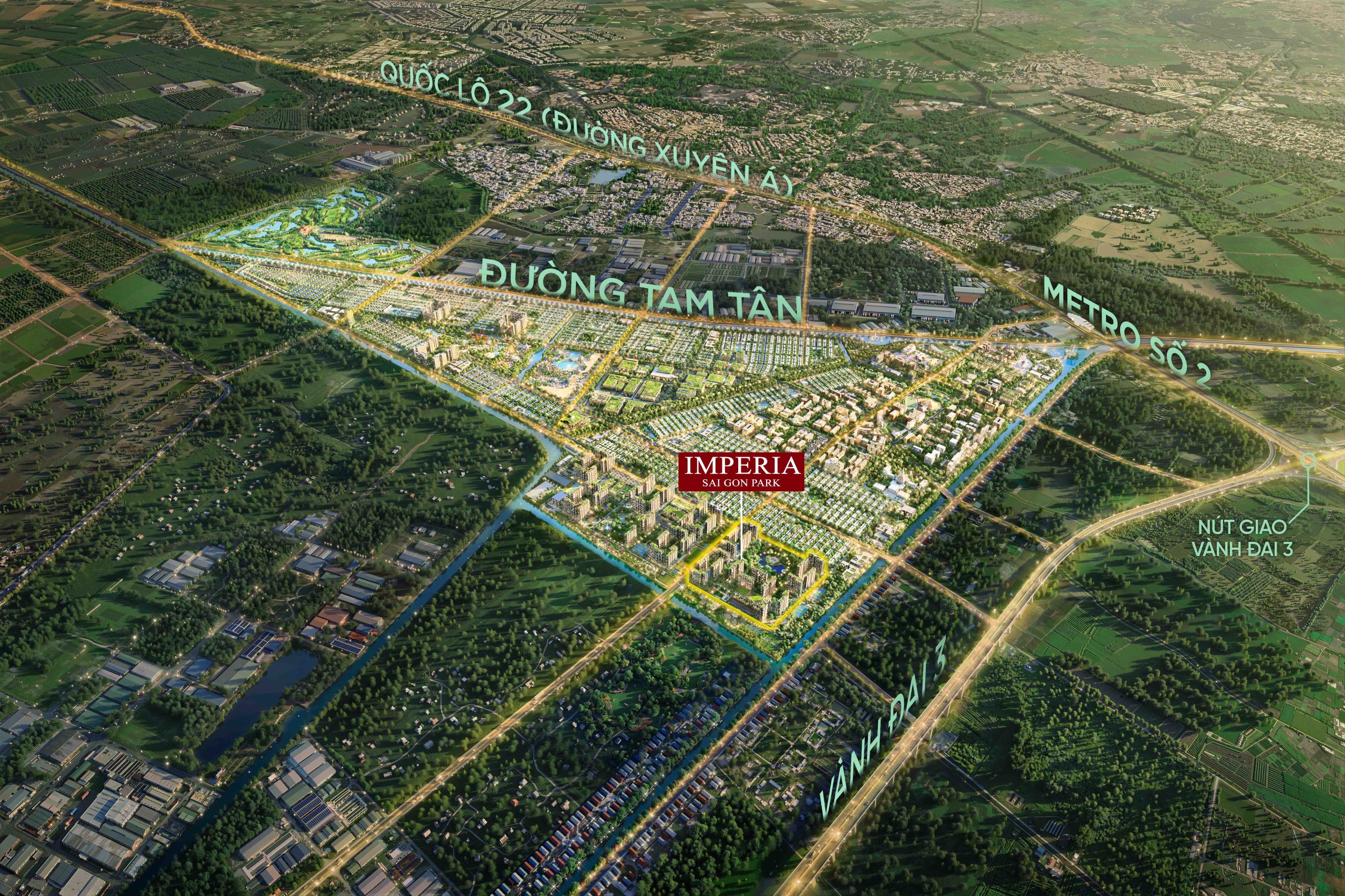 Vị trí dự án Imperia Sài Gòn Park