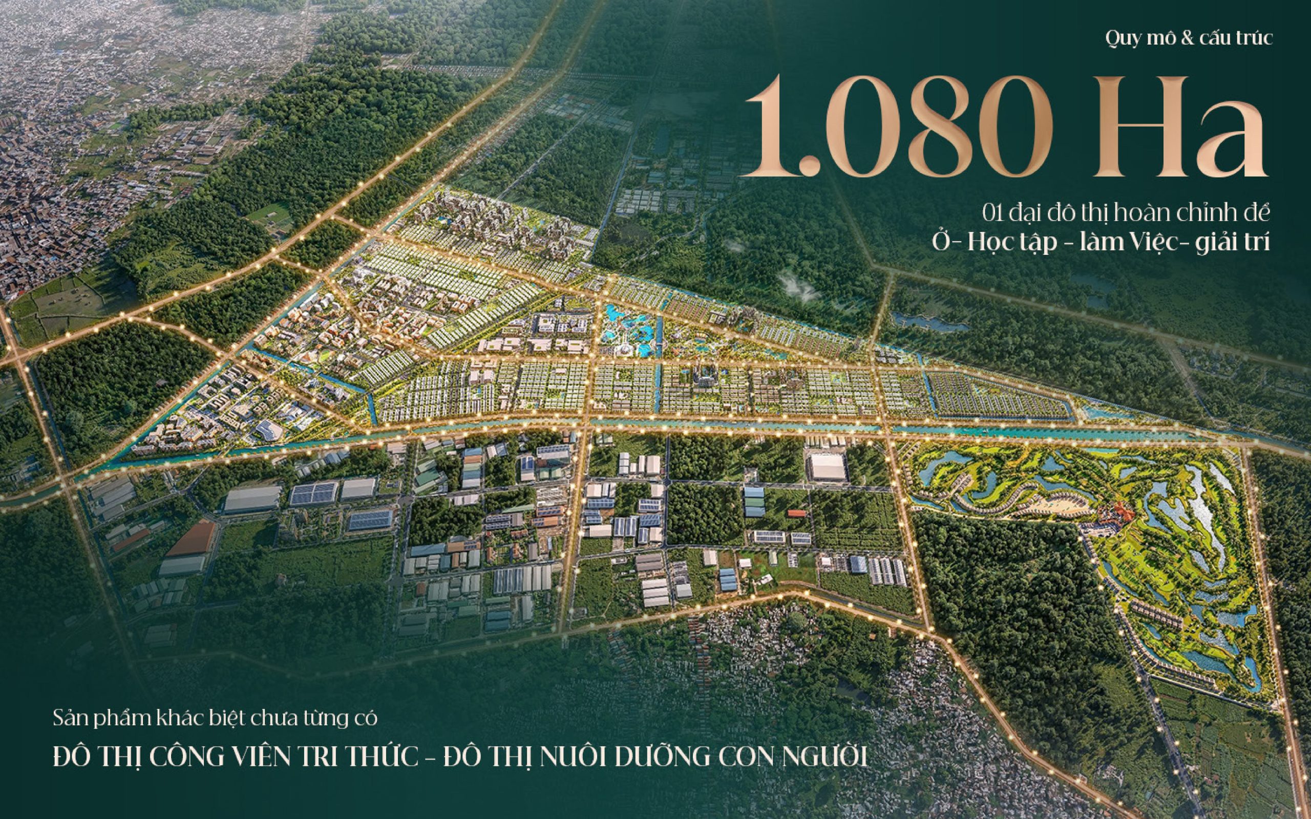 Mặt bằng tổng thể Vinhomes Sài Gòn Park 1080ha
