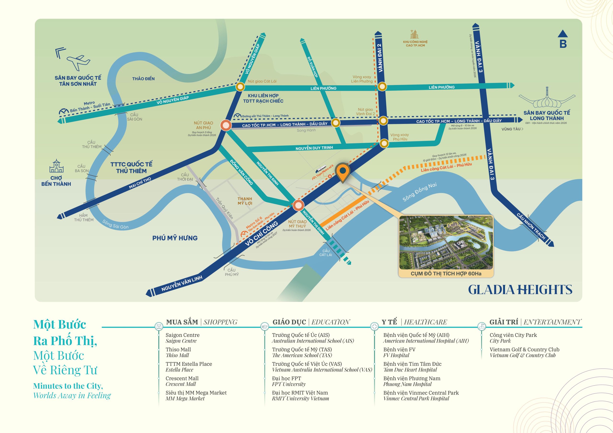 Phân Tích Chi Tiết Vị Trí Gladia Heights: "Toạ Độ Vàng" Đón Sóng Hạ Tầng Thủ Đức 2026