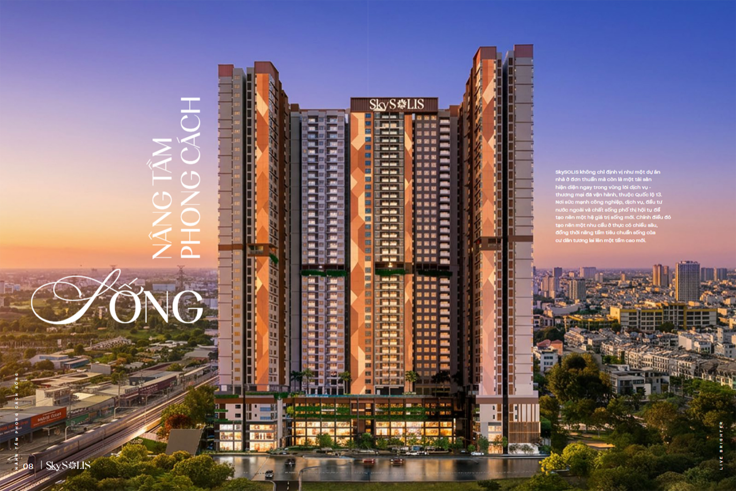 Phối cảnh chung cư Skysolis Quốc Lộ 13