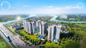 Phối cảnh chung cư Gladia Hights Khang Điền