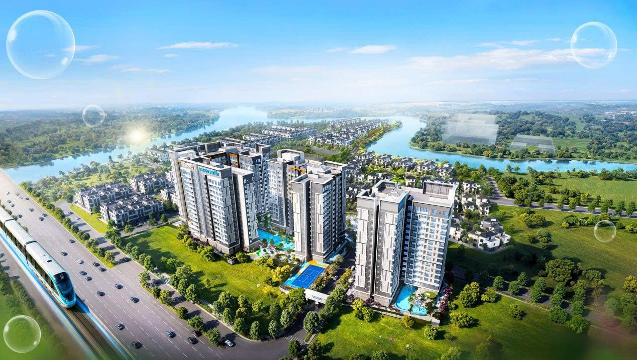 Phối cảnh chung cư Gladia Hights Khang Điền