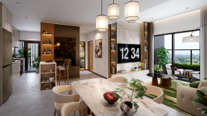 Nhà Mẫu Căn Hộ 2 Phòng Ngủ + 1WC SkySOLIS