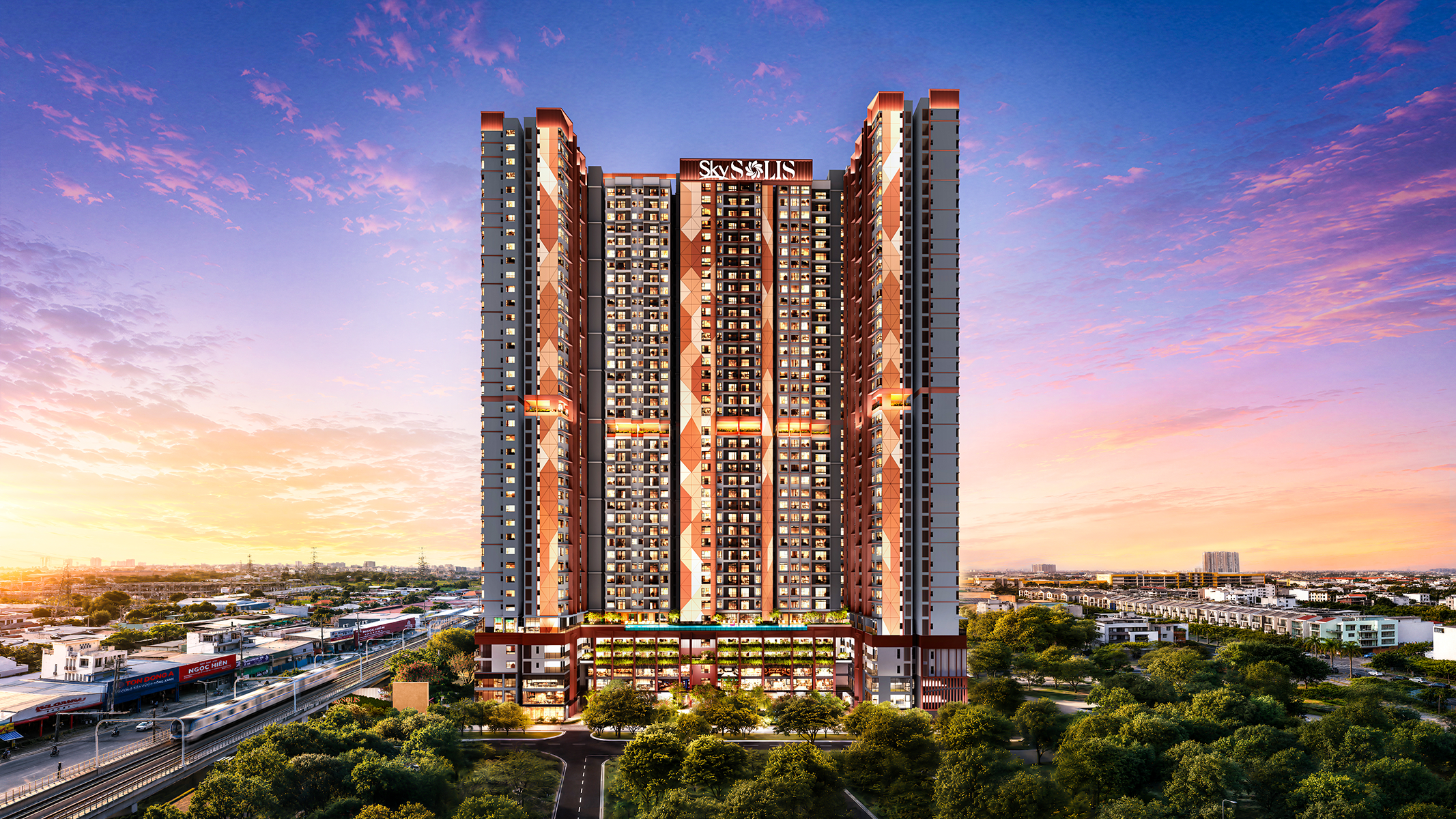 Phối cảnh SkySOLIS Quốc Lộ 13