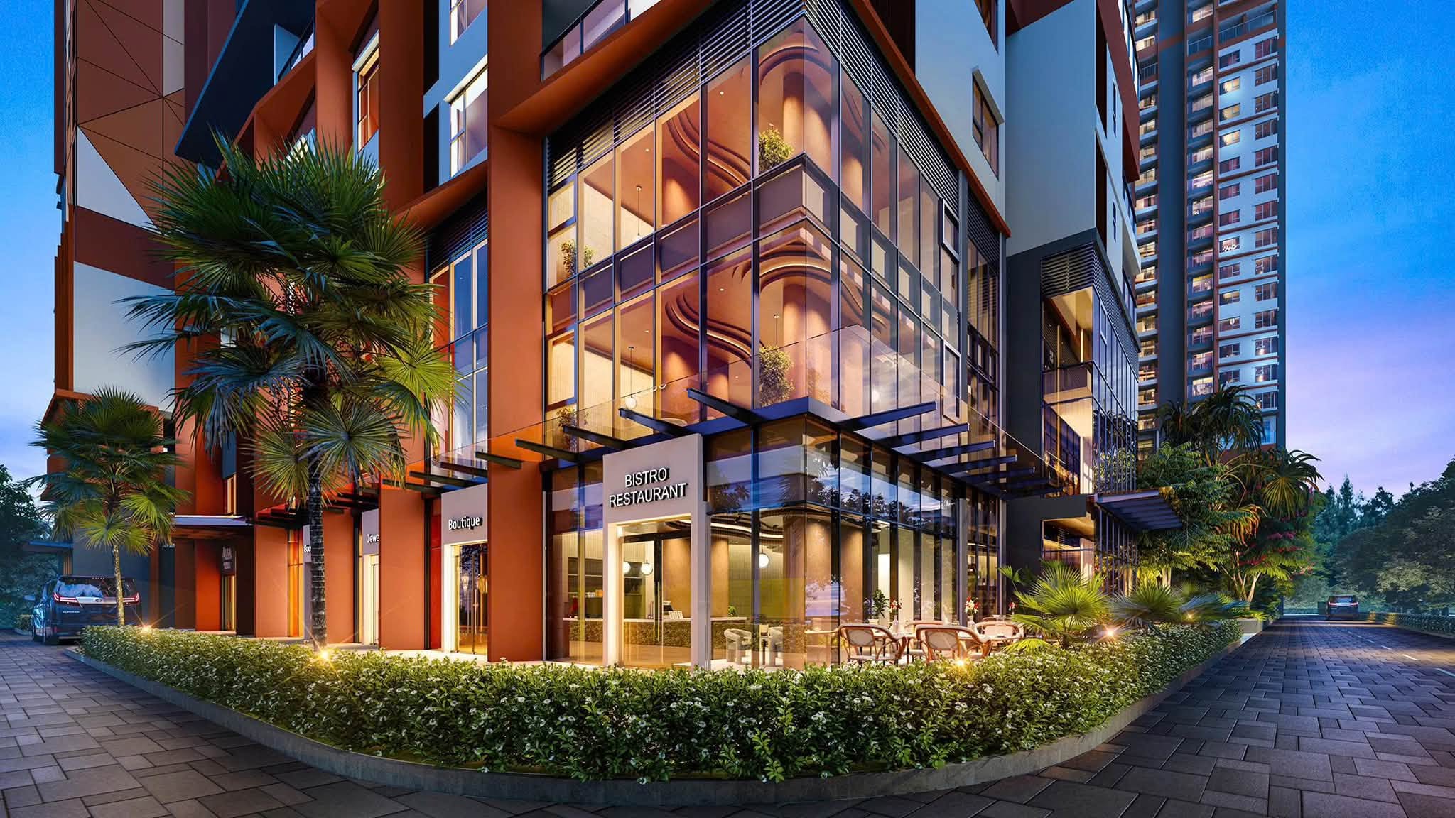 Phối cảnh Shophouse SkySOLIS Quốc Lộ 13