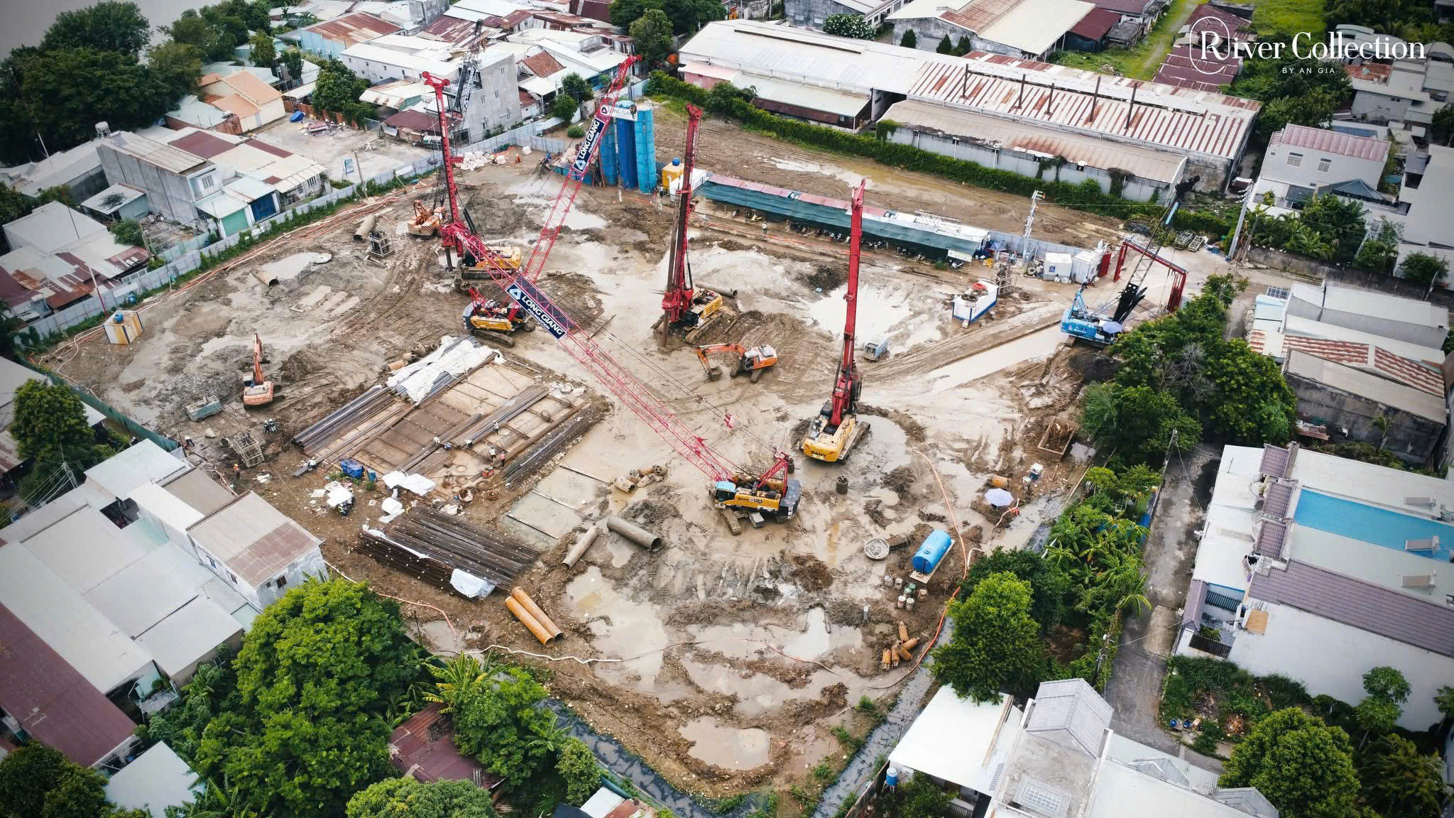Tiến độ xây dựng River Collection An Gia tháng 7/2026 mới nhất