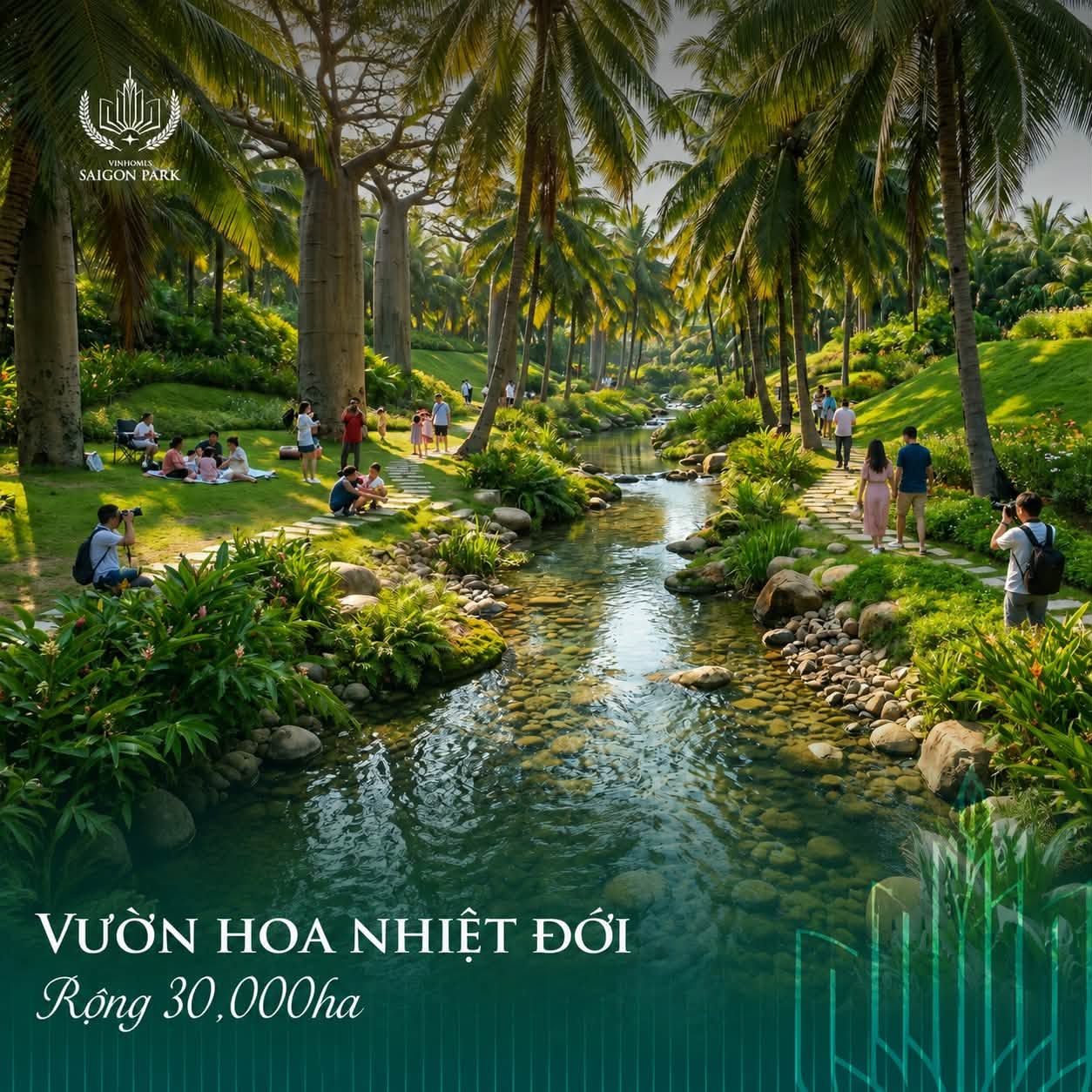 cong vien botanica park tai vinhomes sai gon park hoc mon 4